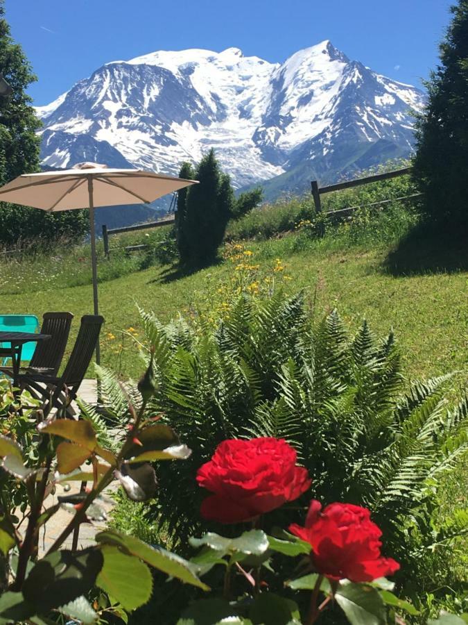 Marie Mont Blanc Vue Mont Blanc Lägenhet Saint-Gervais-les-Bains Exteriör bild